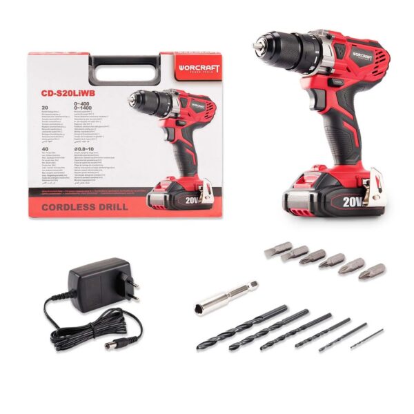 VISSEUSE PERCEUSE 20V WORCRAFT | CD-S20LiWB الة فك البراغي