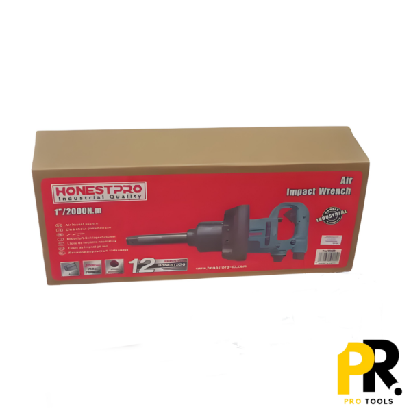 BOULONNEUSE CLE A CHOC PNEUMATIQUE "1" LOURD 2000N.M HONESTPRO | YAE1008 آلة فك البراغي بالضغط