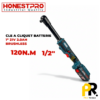 CLE A CLIQUET BATTERIE 21V 2.0AH 1/2" 120N.M BRUSHLESS HONESTPRO | YAE2647 آلة فك البراغي ببطارية