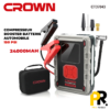 COMPRESSEUR ET BOOSTER BATTERIE AUTOMOBILE 24000MAH CROWN | CT37043 جهاز نفخ متعدد الوظائف