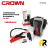 COMPRESSEUR ET BOOSTER BATTERIE AUTOMOBILE 25800MAH CROWN | CT37042 جهاز نفخ متعدد الوظائف