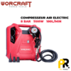 COMPRESSEUR AIR ELECTRIC PORTABLE 1100W 8BAR WORCRAFT | PAC11-180 جهاز ضغط الهواء