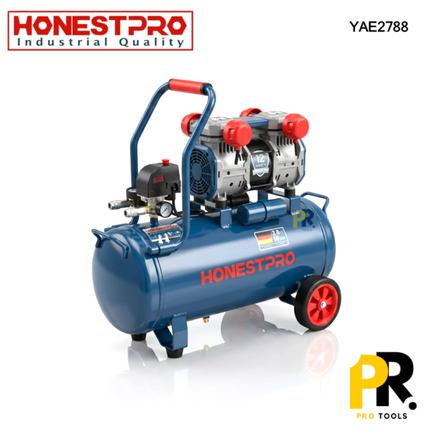COMPRESSEUR SILENTIEUX 50LT 1500W HONESTPRO | YAE2788 ضاغط هواء