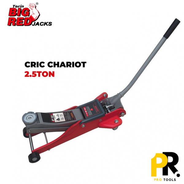 CRIC CHARIOT 2.5 TON BIG RED | T825010 رافعة هيدروليكية بعجلات