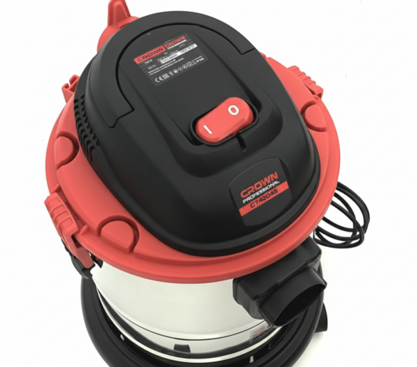 ASPIRATEUR WATER & DRY ET SOUFFLEUR ELECTRIQUE 20L 1000W CROWN | CT42046 مكنسة كهربائية