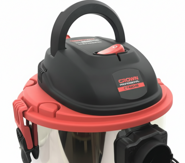 ASPIRATEUR WATER & DRY ET SOUFFLEUR ELECTRIQUE 20L 1000W CROWN | CT42046 مكنسة كهربائية
