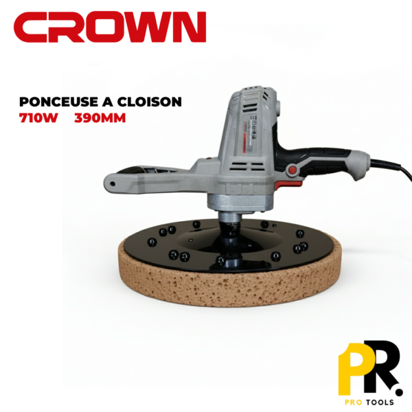 CT44153V.png PONCEUSE A CLOISON 710W 390MM CROWN | CT44153V آلة صنفرة الجدران