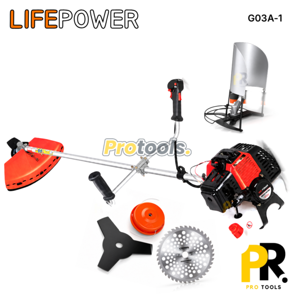 DEBROUSSAILLEUSE ESSENCE 52CC 1400W LIFE POWER | G03A-1 آلة قص العشب وقطع الأشواك