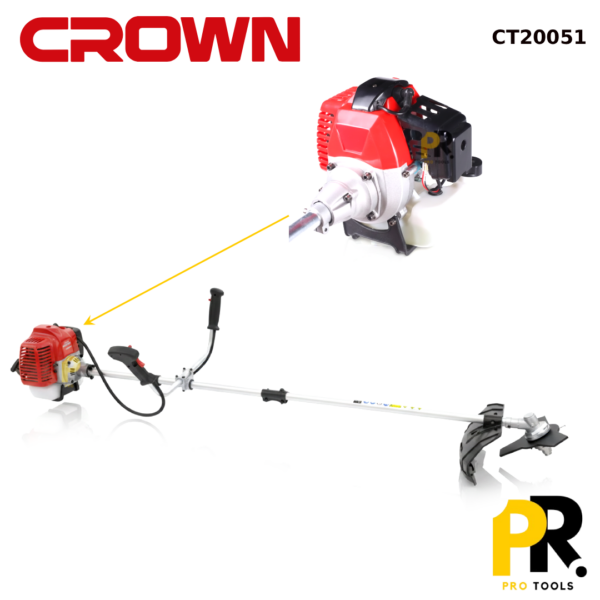 DEBROUSSAILLEUSE_ESSENCE_255MM_51.7CM_1400W_CROWN___CT20051_2_PROTOOLS.png DEBROUSSAILLEUSE ESSENCE 255MM 51.7CM³ 1400W CROWN | CT20051 آلة قص العشب وقطع الأشواك