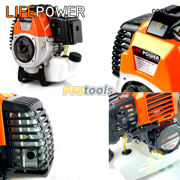 DEBROUSSAILLEUSE ESSENCE 52CC 1400W LIFE POWER | G03A-1 آلة قص العشب وقطع الأشواك