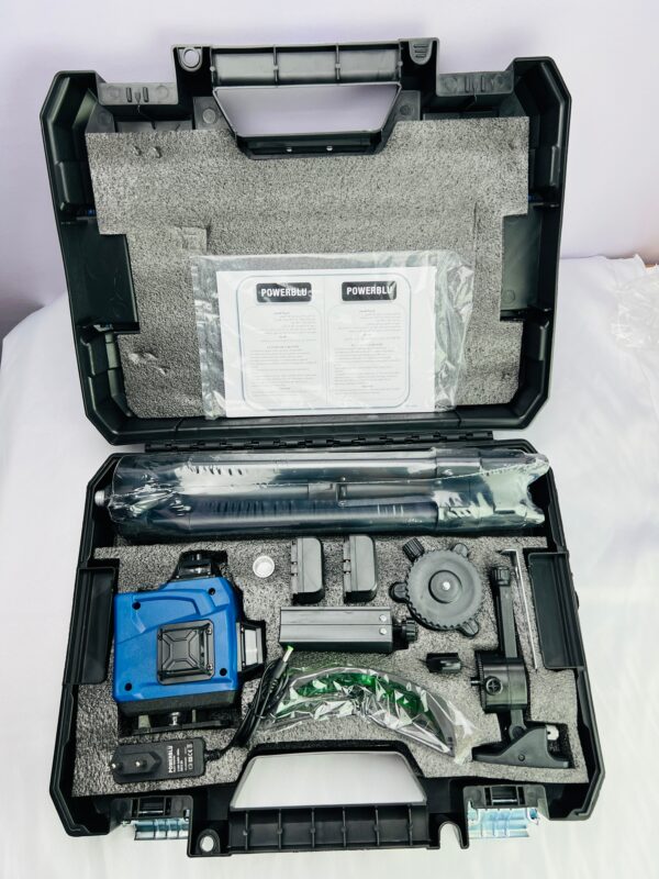 IMG_2966.jpg NIVEAU LASER 4D 16 LIGNES + TRIPIED 1.5METRE POWERBLU | YAM0189 مستوى ليزر مع حامل ثلاثي