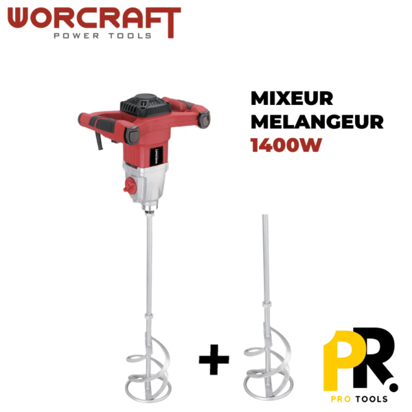 MIXEUR MELANGEUR 1400W WORCRAFT |  EM14-140 خلاط كهربائي