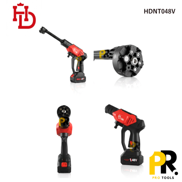 NETTOYEUR HAUTE PRESSSION BATTERIE 48V 4.0AH 80BAR HDPRO | HDNT048V جهاز غسل السيارات ببطارية