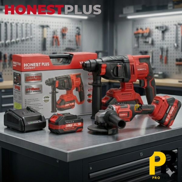 PACK 2PCS BATTERIE 21V 4.0A BRUSHLESS HONESTPLUS باك متعدد الاستخدامات