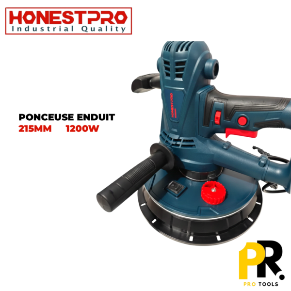 PONCEUSE ENDUIT 215MM 1200W HONESTPRO | YAE2803 مكينة صنفرة الحوائط الجافة