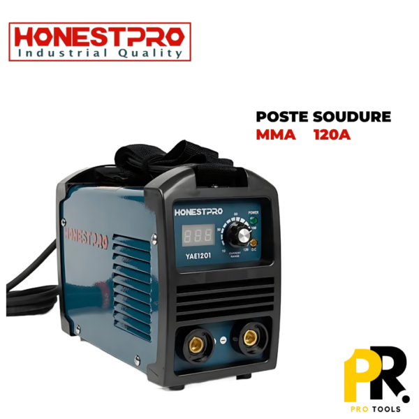 POSTE SOUDURE MMA 120A 220V HONESTPRO | YAE1201 جهاز تلحيم كهربائي