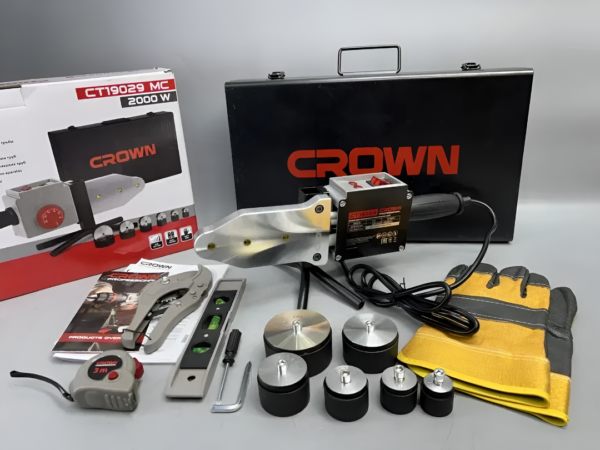 SOUDEUSE TUBE PPR 2000W 20-63MM 0-300C CROWN | CT19029 آلة لحام الأنابيب