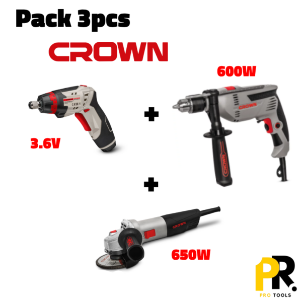 PACK 3 PIECES CROWN  باك 3 قطع كراون