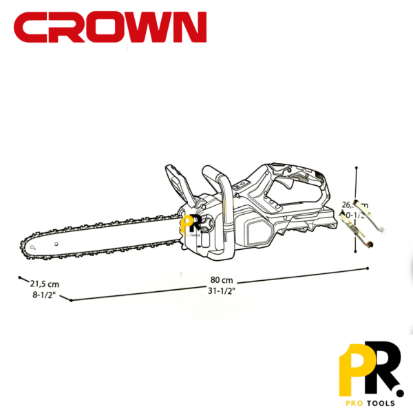 SCIE_A_CHAINE_BATTERIE_16_POUCE_400MM_40V_4.0AH_CROWN___CT29048XS-C4_5_PROTOOLS.png SCIE A CHAINE BATTERIE 16'POUCE 400MM 40V 4.0AH CROWN | CT29048XS-C4 منشار الخشب