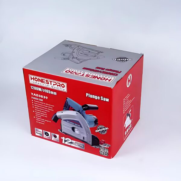 SCIE PLONGEANTE 1200W 165MM HONESTPRO | YAE0839 ر القطع الغاطس لتقطيع الخشب و اليكوبوند