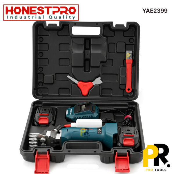 TONDEUSE MOUTON A BATTERIE 21V 2.0AH BRUSHLESS HONESTPRO | YAE2399 آلة جز صوف الأغنام