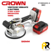 VENTOUSE VIBRANTE A BATTERIE 20V 4.0AH 190MM 100KG BRUSHLESS CROWN | CT26052XS-4 BMC الة وضع السيراميك بالاهتزاز