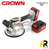 VENTOUSE VIBRANTE A BATTERIE 20V 4.0AH 190MM 100KG BRUSHLESS CROWN | CT26052XS-4 BMC الة وضع السيراميك بالاهتزاز