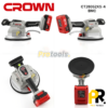 VENTOUSE VIBRANTE A BATTERIE 20V 4.0AH 190MM 100KG BRUSHLESS CROWN | CT26052XS-4 BMC الة وضع السيراميك بالاهتزاز