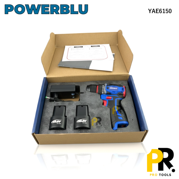 VISSEUSE_PERCEUSE_16.8V_45N.M_BRUSHLESS_POWERBLU___YAE6150_4_PROTOOLS.png VISSEUSE PERCEUSE 16.8V 45N.M BRUSHLESS POWERBLU | YAE6150 مفك ومثقاب لاسلكي