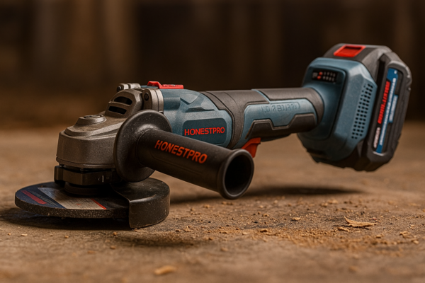 YAE2652-2.png TRONCONNEUSE MEULEUSE ANGULAIRE A BATTERIE 115MM 21V 4.0AH HONESTPRO | YAE6152 الة تقطيع ببطارية