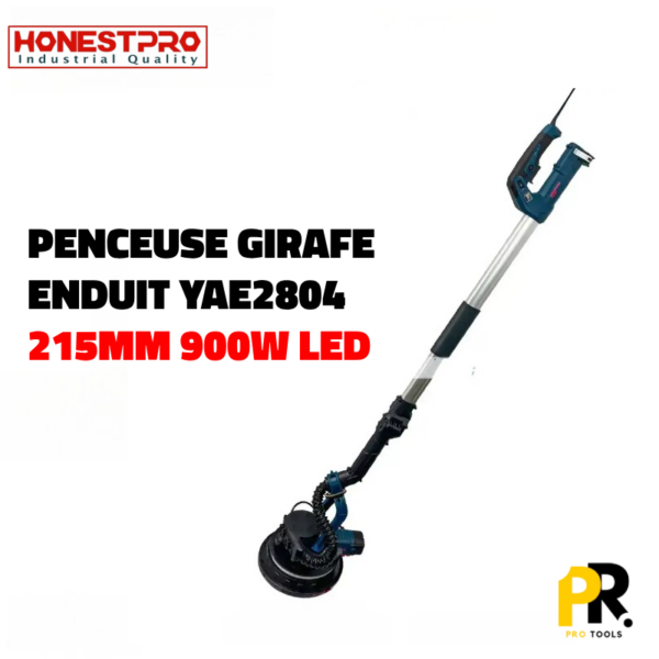 PONCEUSE GIRAFE ENDUIT 215MM 900W HONESTPRO YAE2804 مصنفرة الحوائط