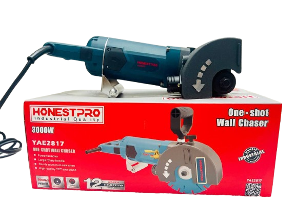 RAINUREUSE MURAL 5 DISQUES 3000W 125MM HONESTPRO | YAE2817 آلة شق الجدران