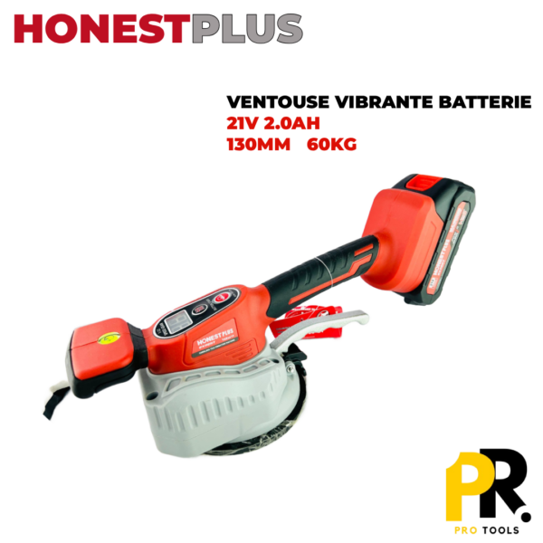 YAE4619.png VENTOUSE VIBRANTE 130MM 60KG 21V 2.0AH HONESTPLUS | YAE4619 الة وضع السيراميك بالاهتزاز