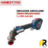 TROUNCONNEUSE MEULEUSE ANGULAIRE A BATTERIE 115MM 21V HONESTPRO | YAE6115  الة تقطيع ببطارية