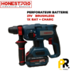 MARTEAU PERFORATEUR A BATTERIE 21V BRUSHLESS HONESTPRO | YAE6116 مطرقة ثقب وحفر لاسلكية