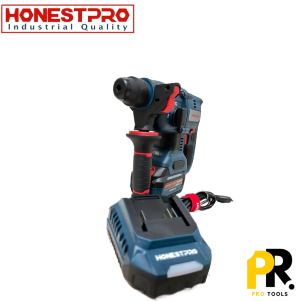 MARTEAU PERFORATEUR A BATTERIE 21V BRUSHLESS HONESTPRO | YAE6116 مطرقة ثقب وحفر لاسلكية