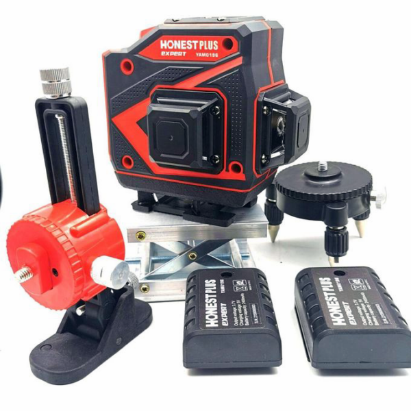 NIVEAU LASER 12 LIGNES 3D HONESTPLUS YAM0196 خط مستوى الليزر ثلاثي الأبعاد