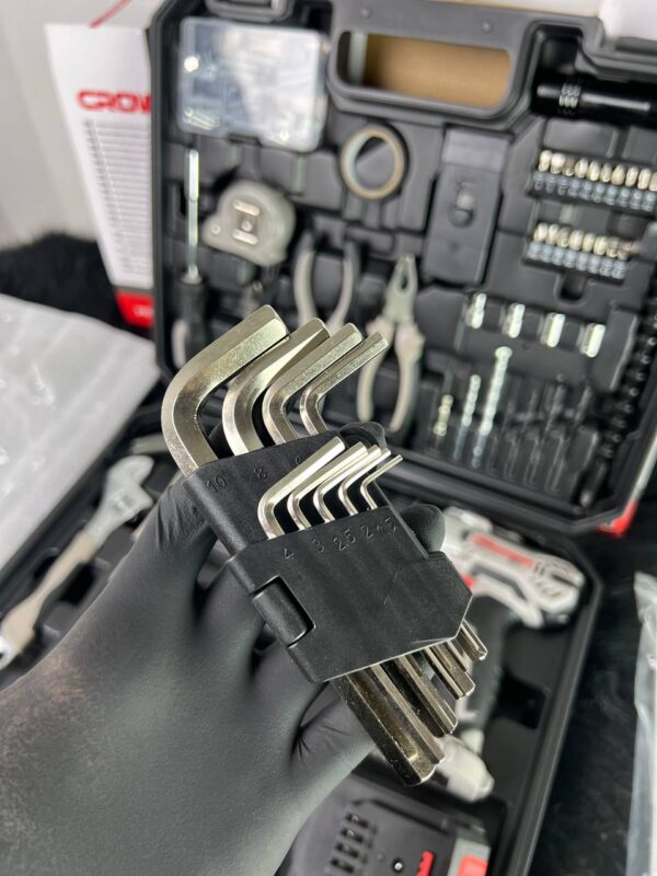 photo_5798399218073847990_y.jpg KIT VISSEUSE PERCEUSE 20V 2.0AH 50PCS CROWN | CT21102H-2-50 علبة أدوات