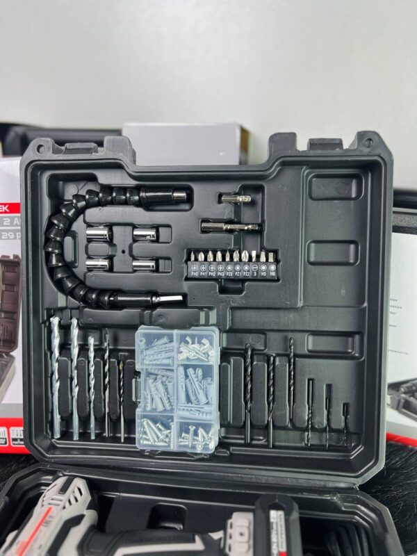 photo_5798399218073848006_y.jpg KIT VISSEUSE PERCEUSE 20V 2.0AH 29PCS CROWN | CT21102H-2-29 علبة أدوات