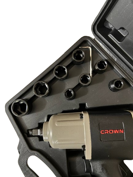 BOULONNEUSE CLE A CHOC PNEUMATIQUE 850N.M 1/2' CROWN | CT38080 مفك البراغي بالضغط