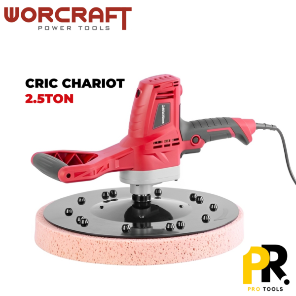 PONCEUSE CLOISON 390MM 110RPM 710W WORCRAFT |  ARC-1130525 آلة صنفرة الجدران