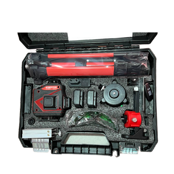 NIVEAU LASER 4D 16LIGNES + TRIPIED HONESTPLUS جهاز ضبط المستوى