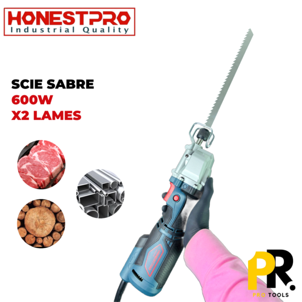 SCIE SABRE ELECTRIQUE 600W HONESTPRO | YAE2349 منشار اللحم الكهربائي