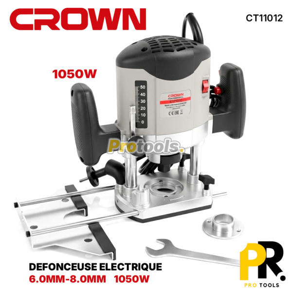 DEFONCEUSEELECTRIQUE6.0MM-8.0MM1050WCROWN_CT110121PROTOOLS.png DEFONCEUSE ELECTRIQUE 6.0MM-8.0MM 1050W CROWN | CT11012 آلة الصنفرة وحفر الخدود