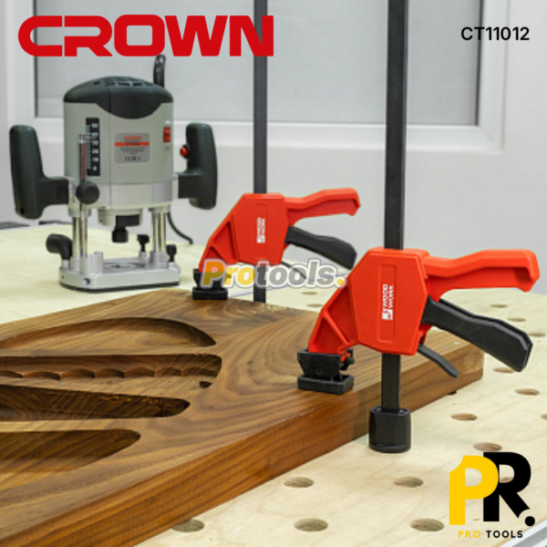 DEFONCEUSE ELECTRIQUE 6.0MM-8.0MM 1050W CROWN | CT11012 آلة الصنفرة وحفر الخدود