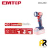 KIT 5PCS IN 1 A BATTERIE 20V 4.0AH BRUSHLESS EMTOP | ECKL2059 طقم أدوات اللاسلكي