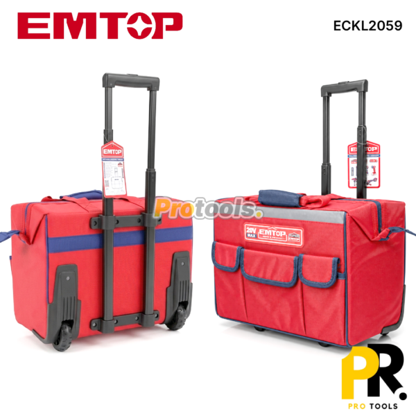 KIT 5PCS IN 1 A BATTERIE 20V 4.0AH BRUSHLESS EMTOP | ECKL2059 طقم أدوات اللاسلكي