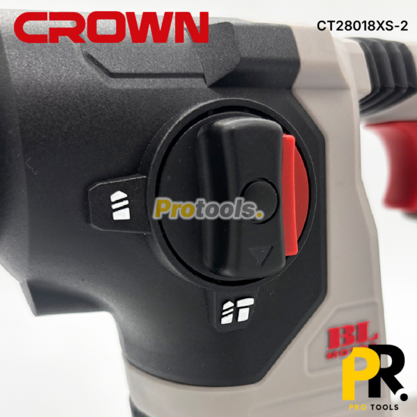 MARTEAU PERFORATEUR A BATTERIE 20V 2.0AH BRUSHLESS CROWN | CT28018XS-2 BMC مطرقة الحفر اللاسلكية