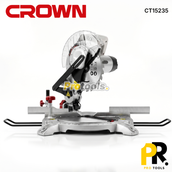 SCIE A ONGLET ELECTRIQUE 210MM 1400W CROWN | CT15235 منشار طاولة