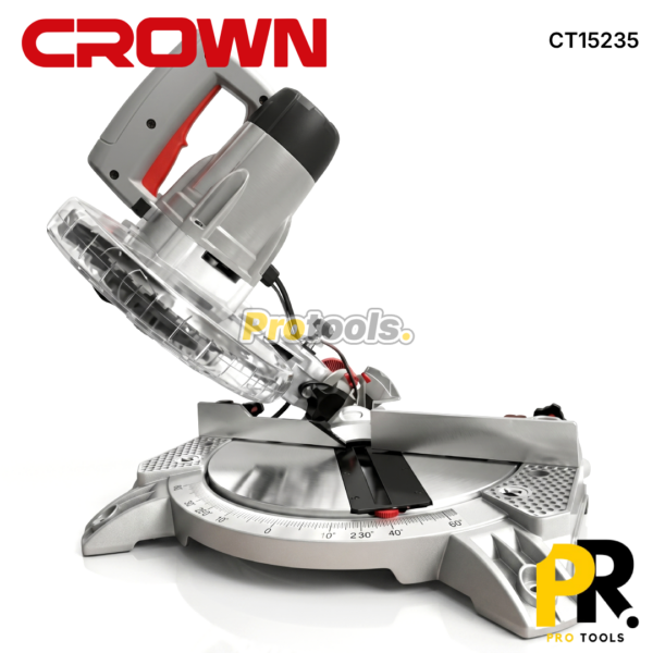 SCIE A ONGLET ELECTRIQUE 210MM 1400W CROWN | CT15235 منشار طاولة